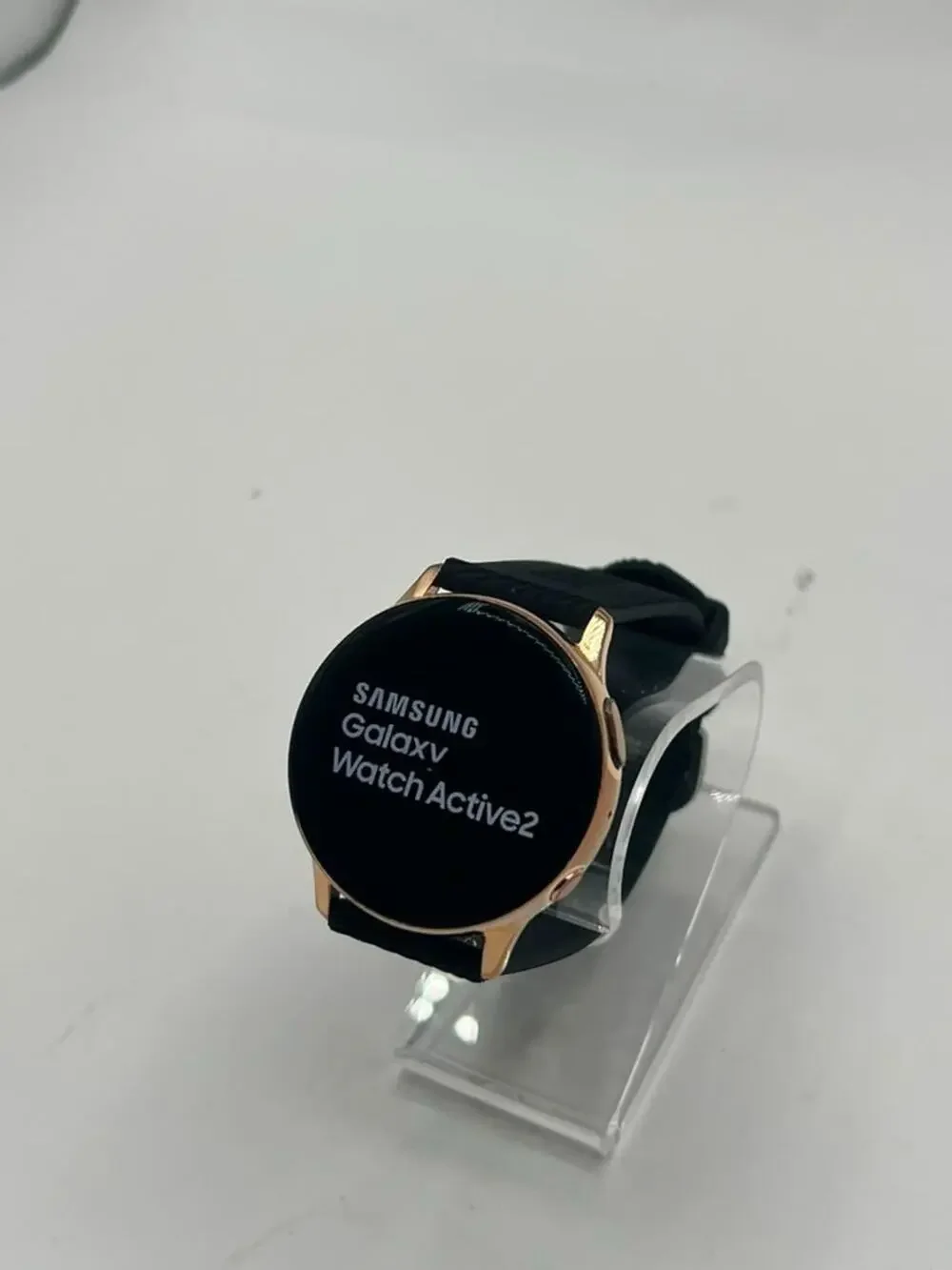 Samsung Galaxy Watch Active2 SM-R835U 40mm LTE Gold Dial Black Band 4gb